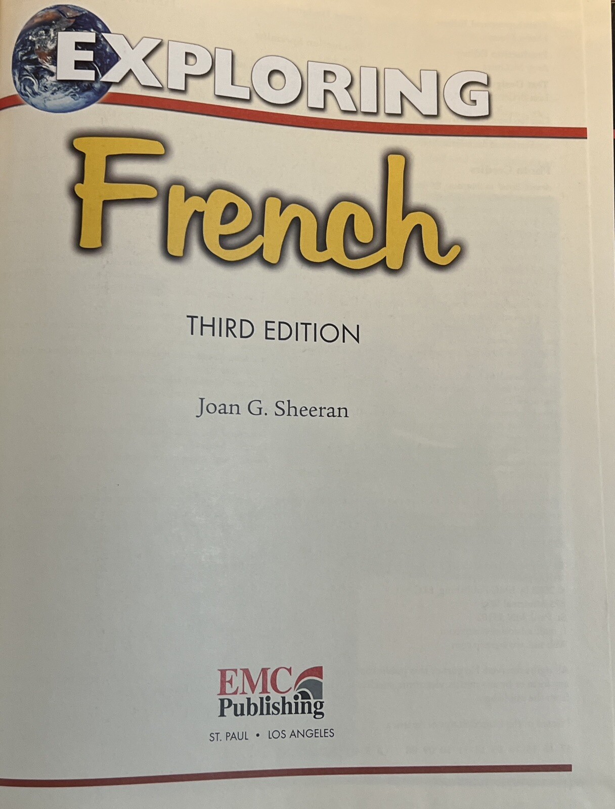 Exploring French 3rd Ed. by Joan G. Sheeran – Homeschooling French Curriculum
