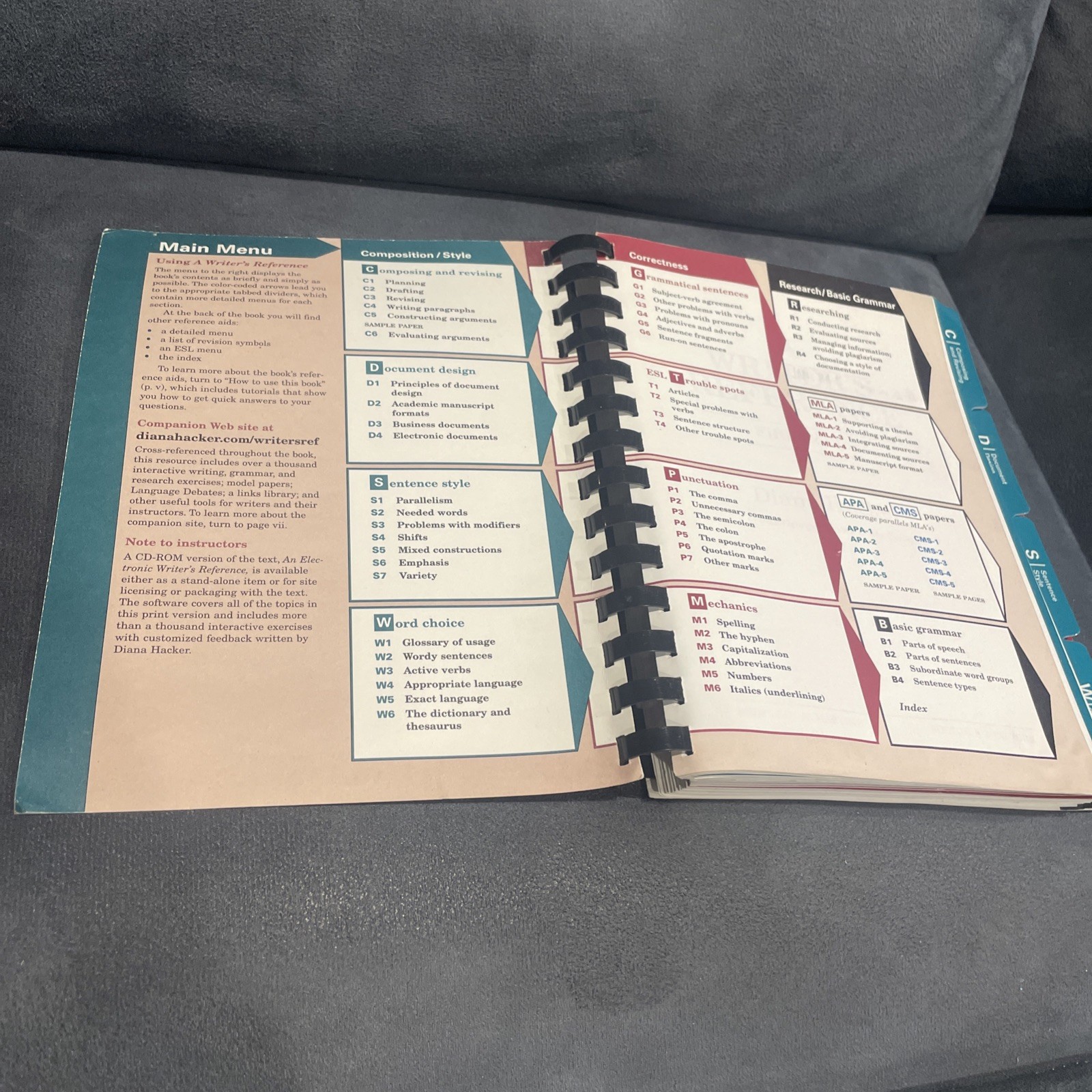 A Writer’s Reference 5th ed. :With 2003 MLA Update by Diana Hacker 2003,TPK HZ10