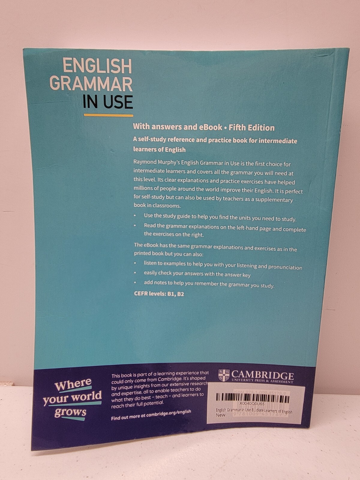 English Grammar in Use Book with Answers and eBook NEW