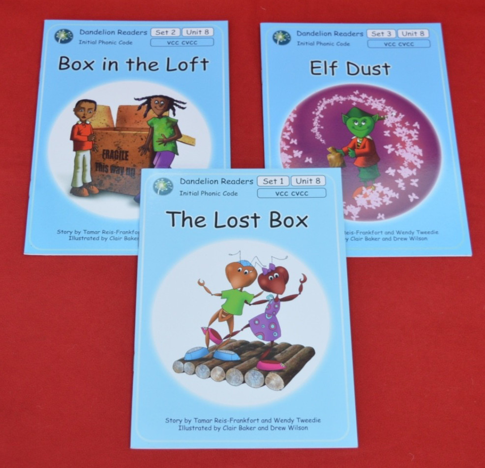 DANDELION READERS: UNIT 8 – SET 1, 2 & 3 – THREE BOOKS – UNREAD CONDITION!