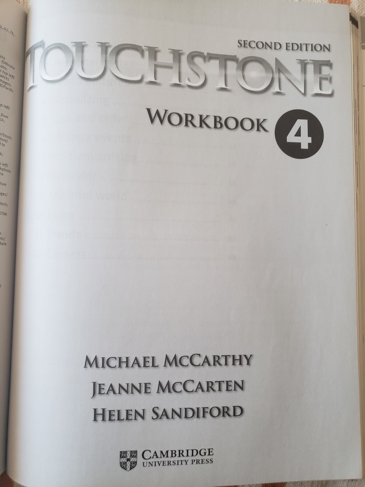 Touchstone Ser.: TOUCHSTONE LEVEL 4 FULL CONTACT 2ND EDITION by McCarthyMichael
