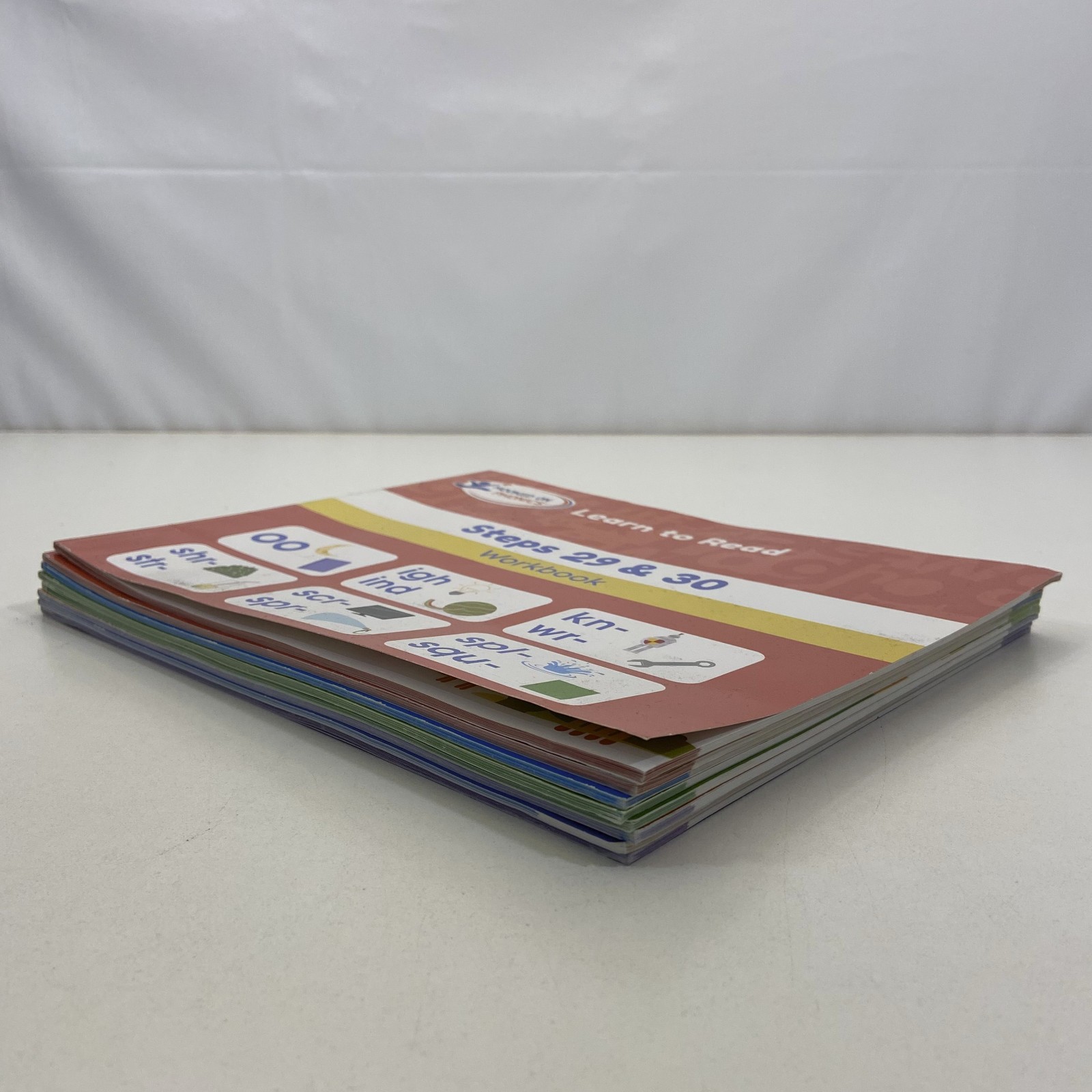 Hooked on Phonics Learn to Read Workbooks Lot 8 Mixed Steps TPB Kids English