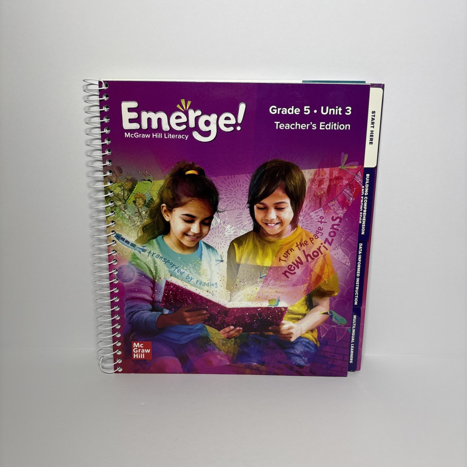 Emerge! Grade 5 Unit 3 Teacher’s Edition by McGraw Hill Literacy Large Book