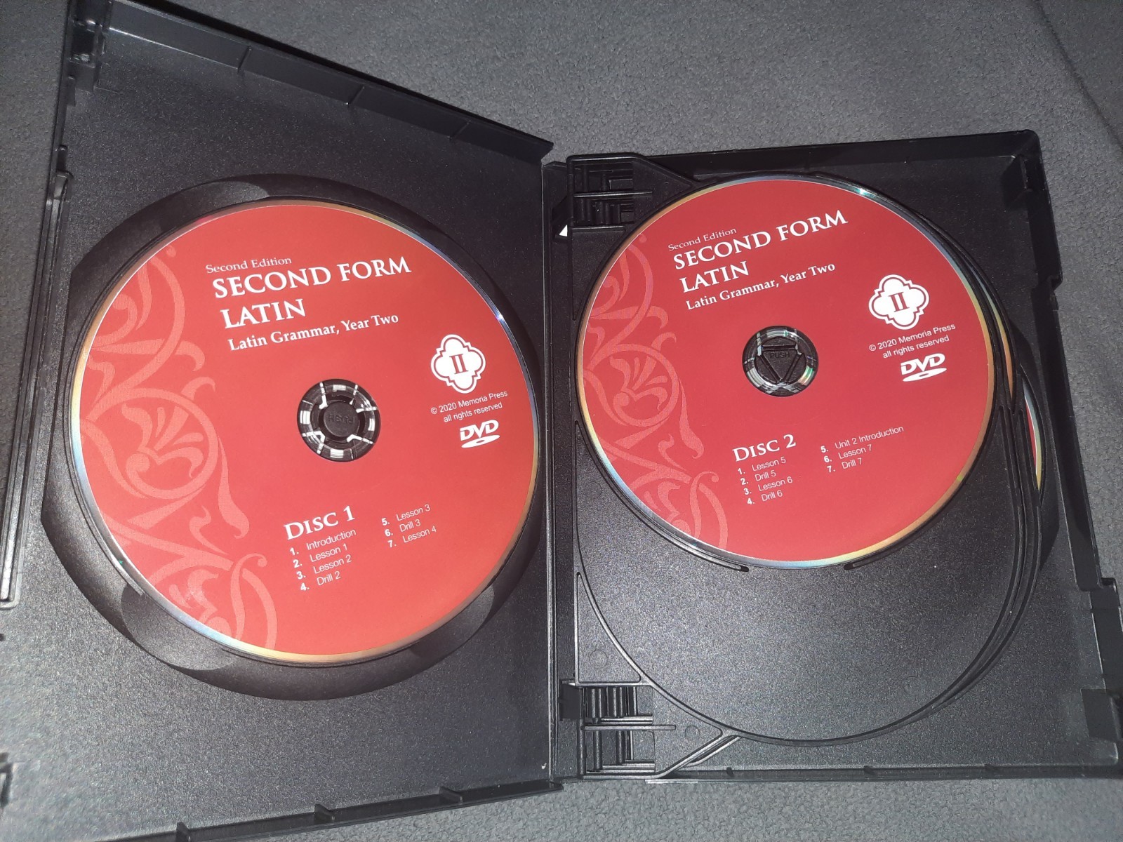 Memoria Press Second Form Latin 2nd Edition – Instructional DVDs