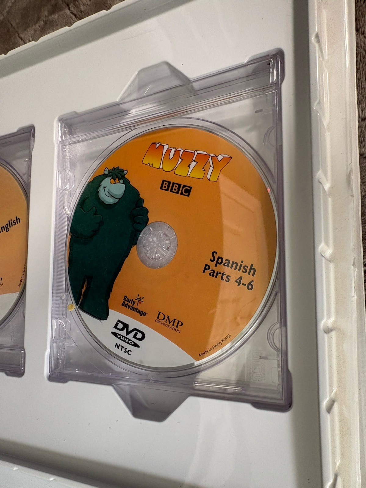 BBC Muzzy Spanish Language Course For Children Kids Learn DVD Set Includes Book