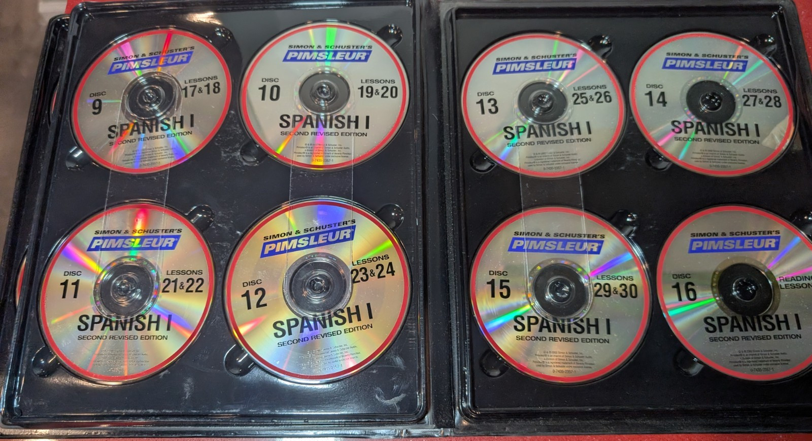 Simon Schuster’s Pimsleur Spanish I Second Revised Edition 16 CD Set 30 Lessons