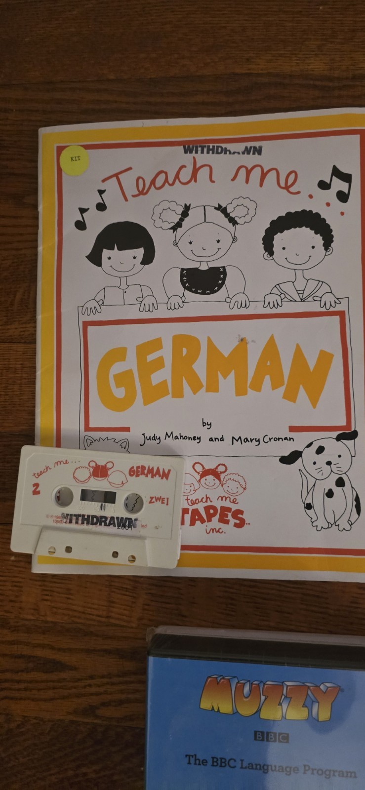 Lot Of German Language Lesson Videos Cassettes And Books. Some From Muzzy!!