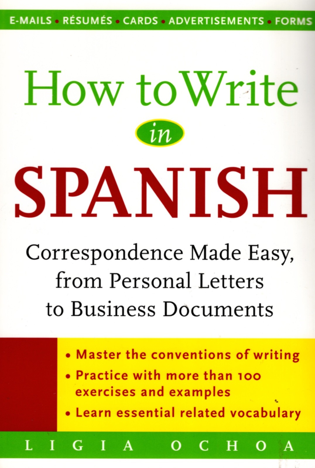 How to Write in Spanish : Correspondence Made Easy (BRAND NEW)