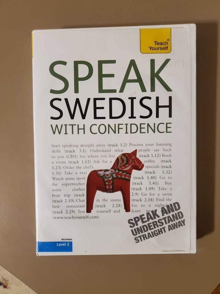 Speak Swedish With Confidence Level 2 Course CDs
