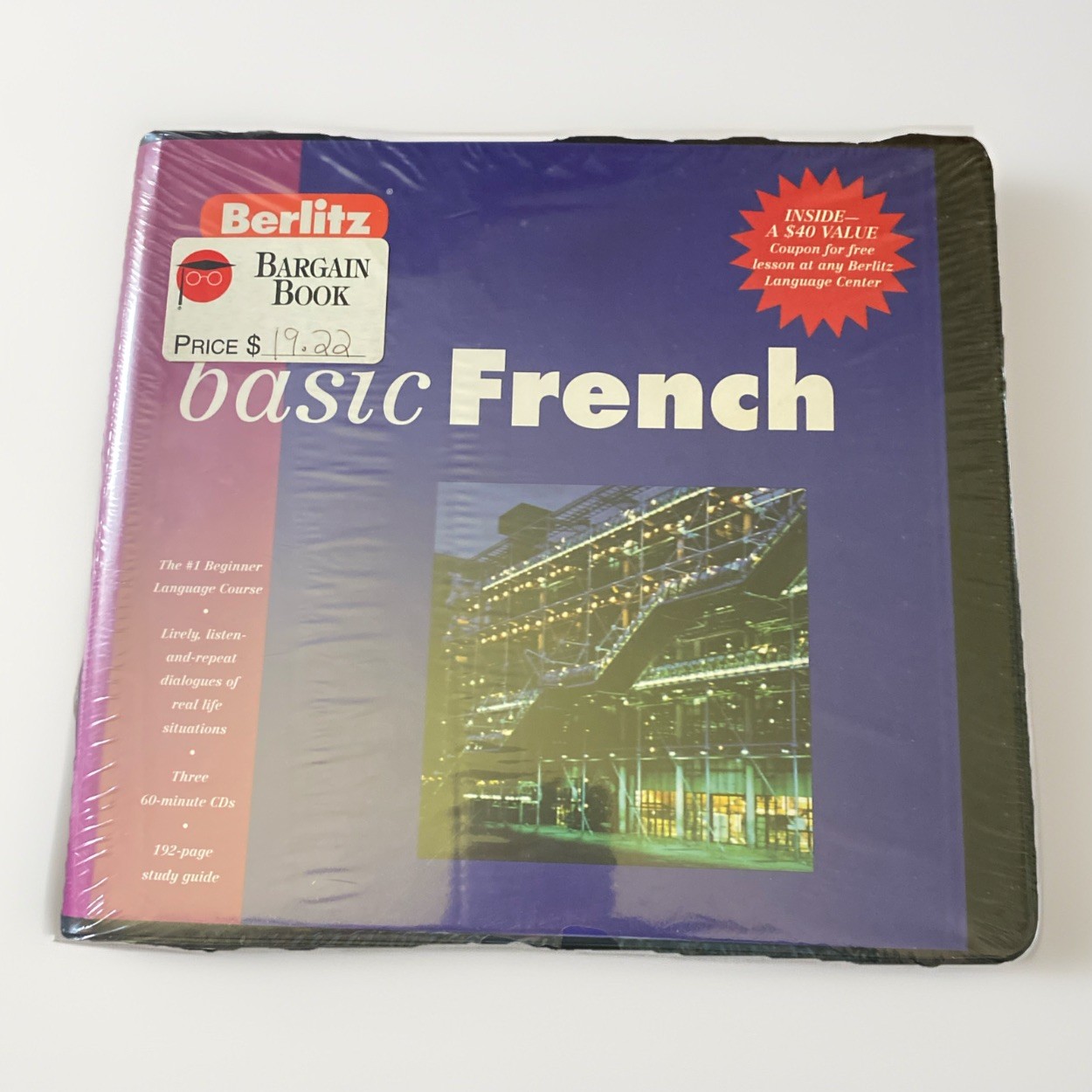 Berlitz Basic French Complete CD Language Beginner Course New/Sealed