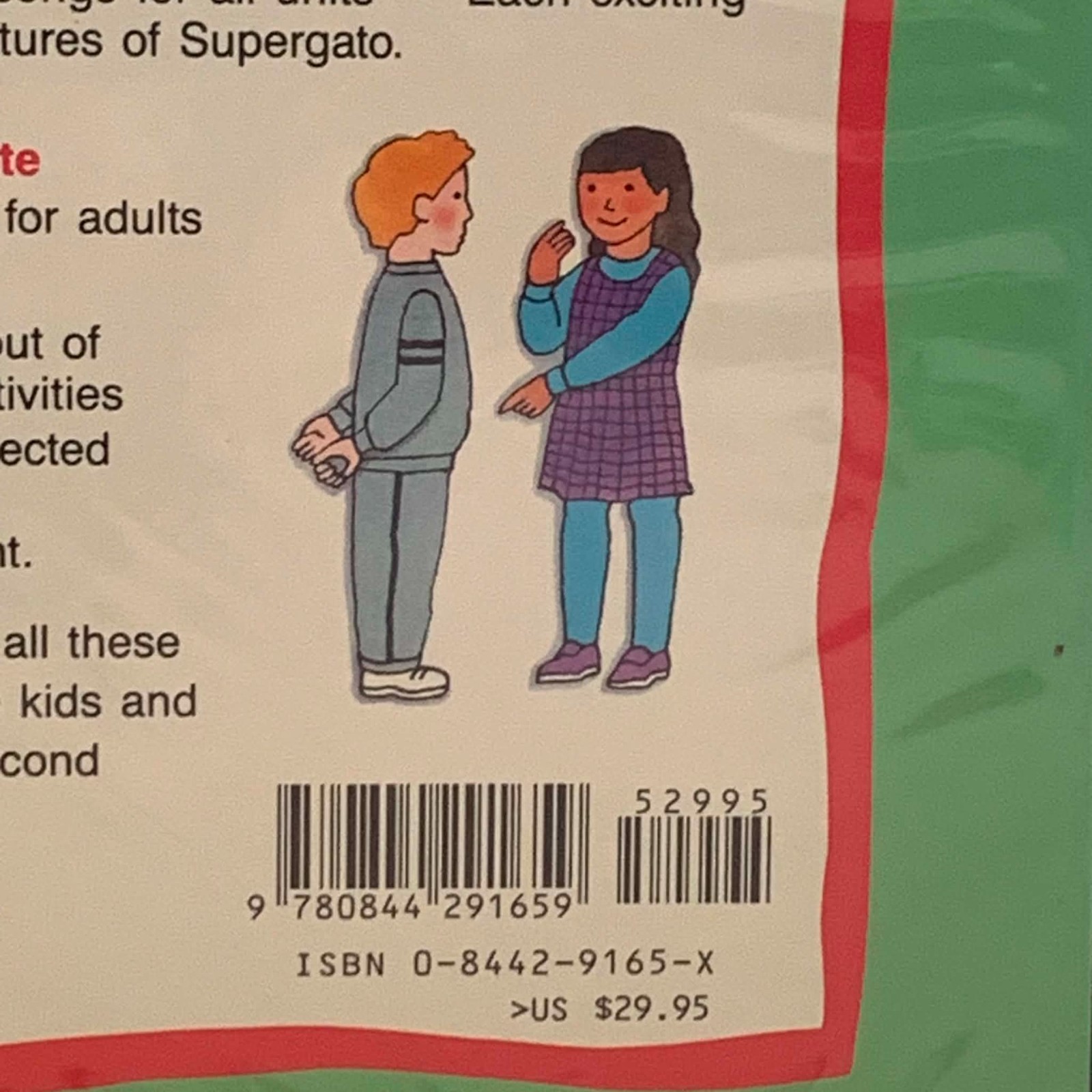 Spanish for Children on Audiobook Cassette + Color Activity Book. Passport Books