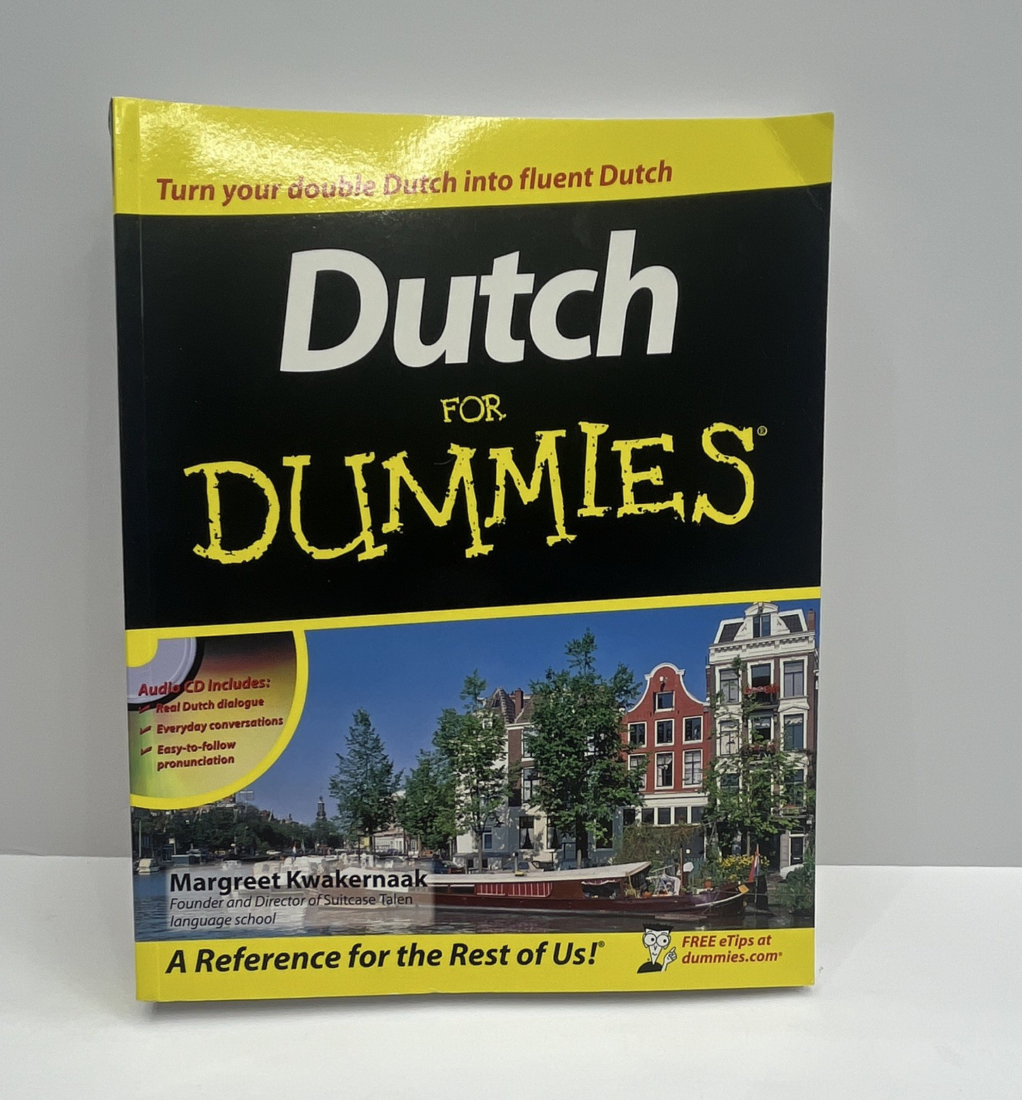 Dutch For Dummies Margreet Kwakernaak Beginner Paperback + Audio CD Wiley 2008