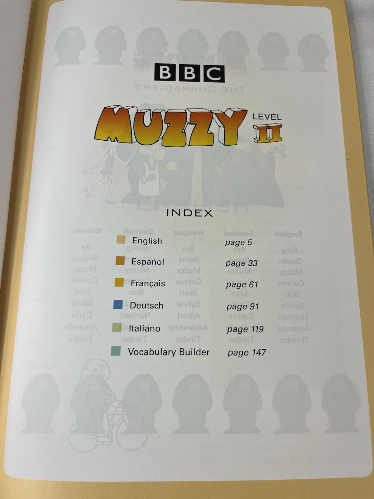 BBC Muzzy Language Course Spanish Level II DVD Video CD Audio Children Teach