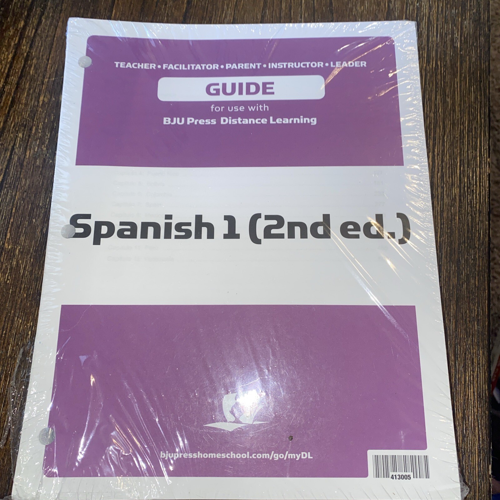 BJU PRESS SPANISH 1, 2nd EDITION GUIDE HOME SCHOOL