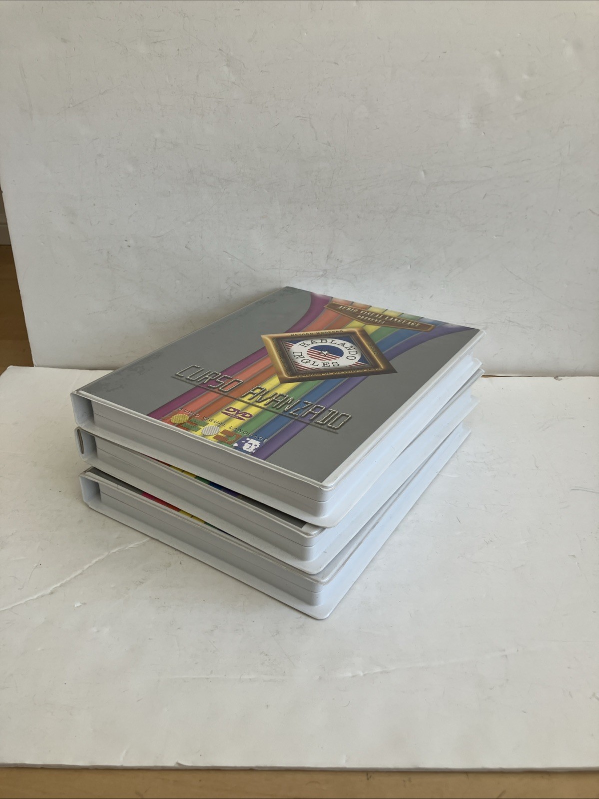 Hablando Ingles 18 DVD Language Course Spanish to English Audio Visual NO Books