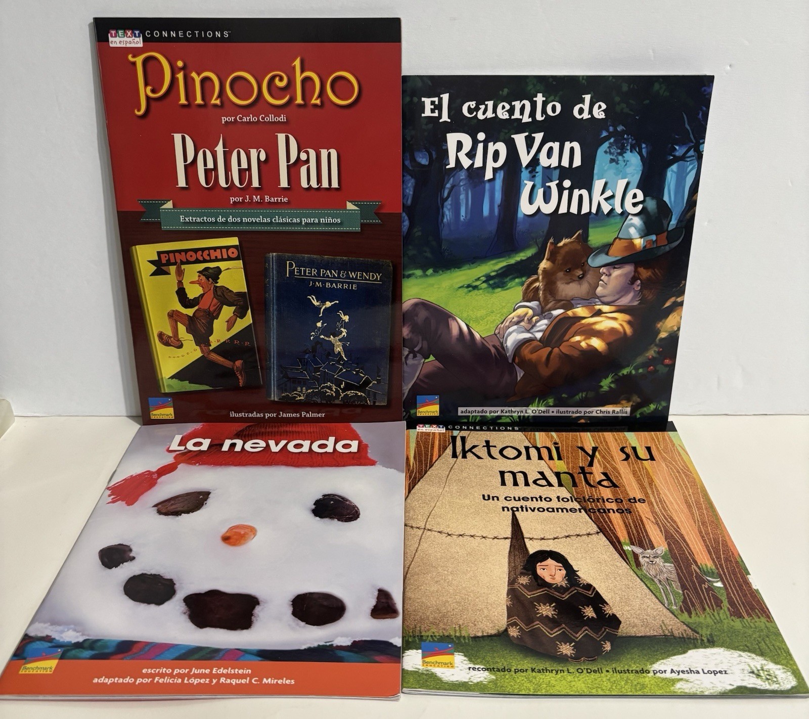 Lot of 4 Benchmark Education Spanish Children’s Books
