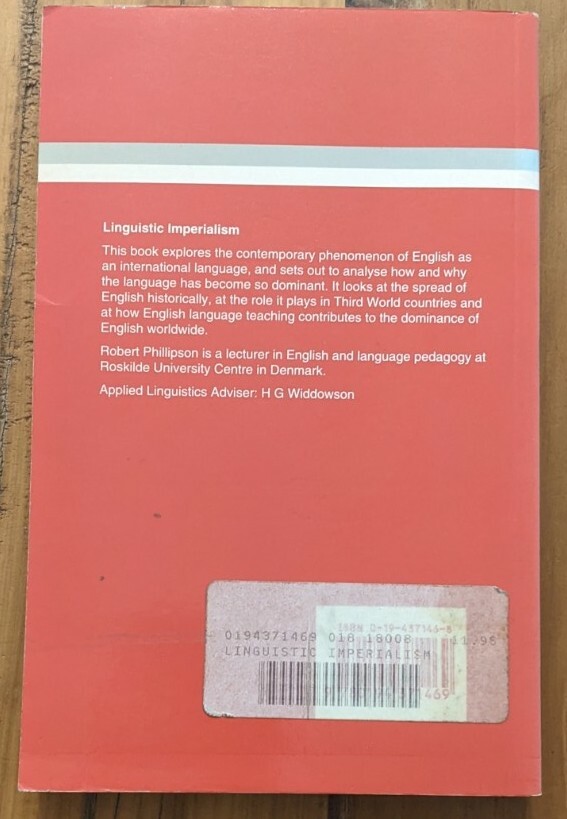 Linguistic Imperialism (Oxford Applied Linguistics)