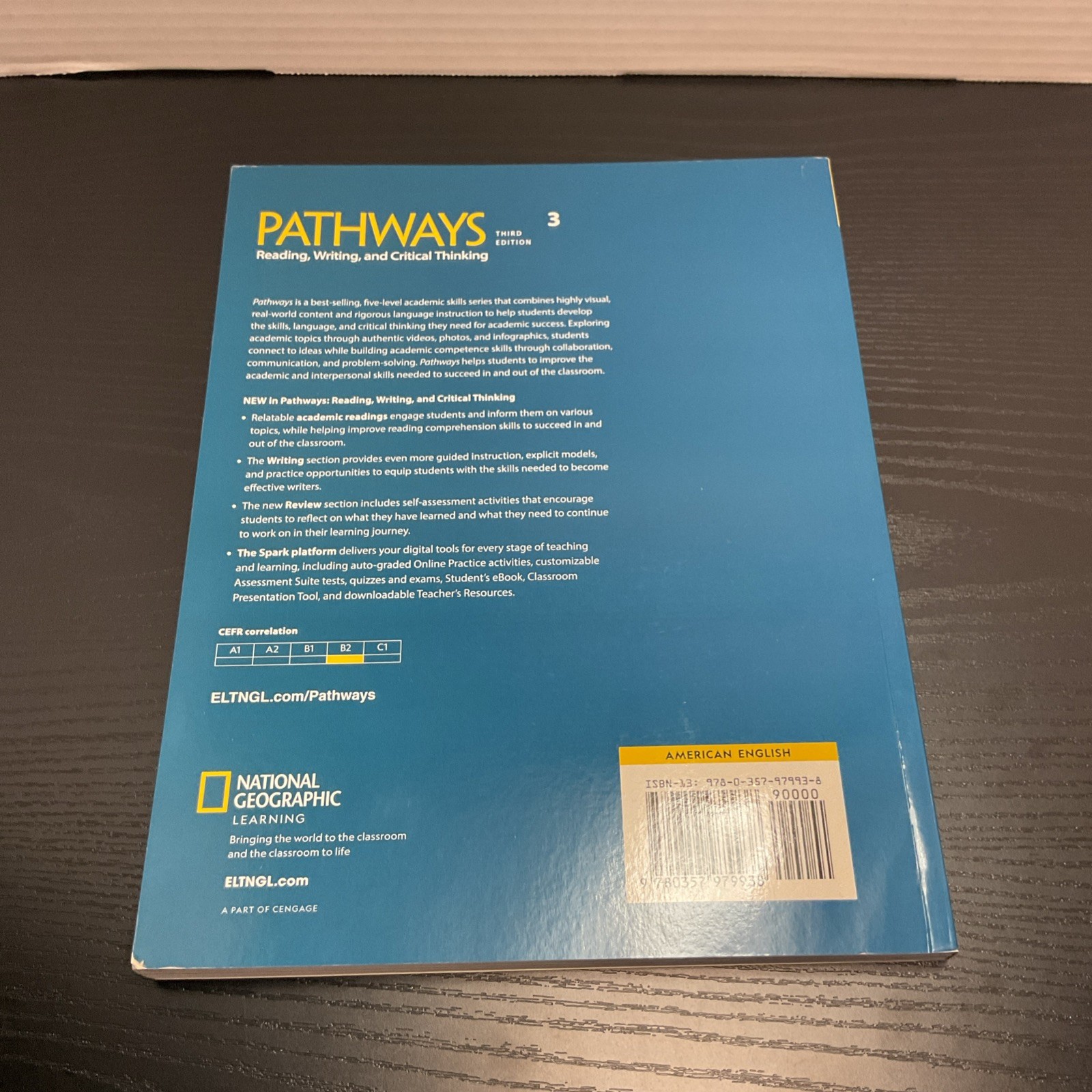 Pathways 3 — Reading, Writing, and Critical Thinking Third Edition NAT GEO