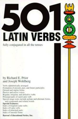 501 Latin Verbs (501 Verbs) – Paperback By Prior, Richard E. – GOOD