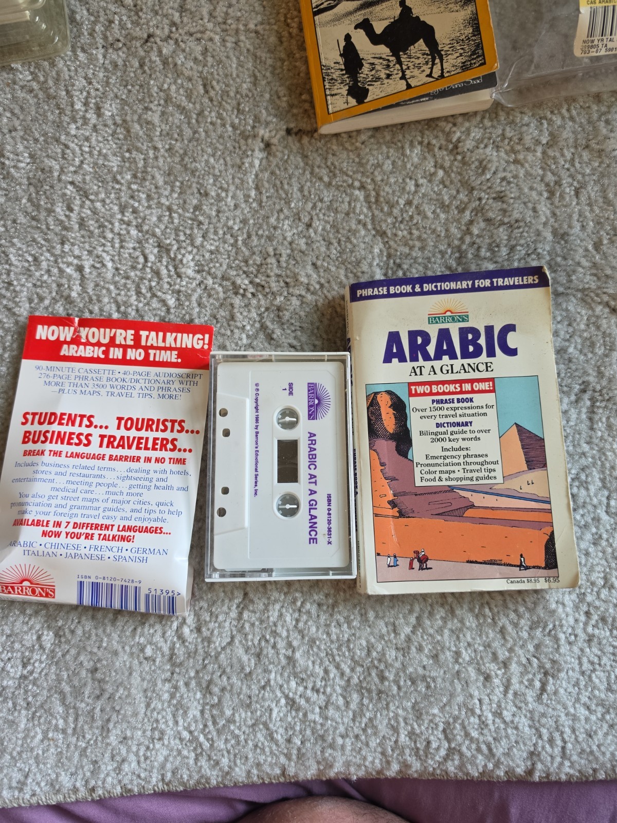 Teach Yourself Arabic, A complete course for beginners. Lot Of 3. Vintage.