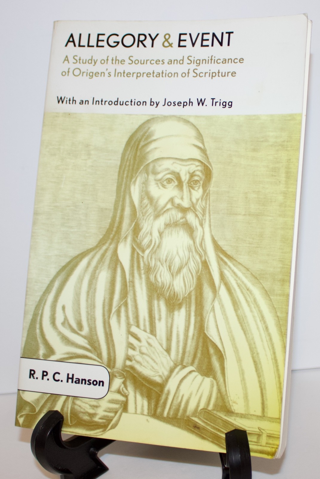 ALLEGORY & EVENT – BY R.P.C. HANSON – 2002 FIRST EDITION PAPERBACK BOOK