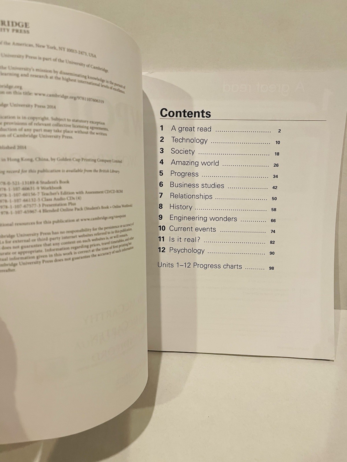 Cambridge University Viewpoint Level 2 Workbook