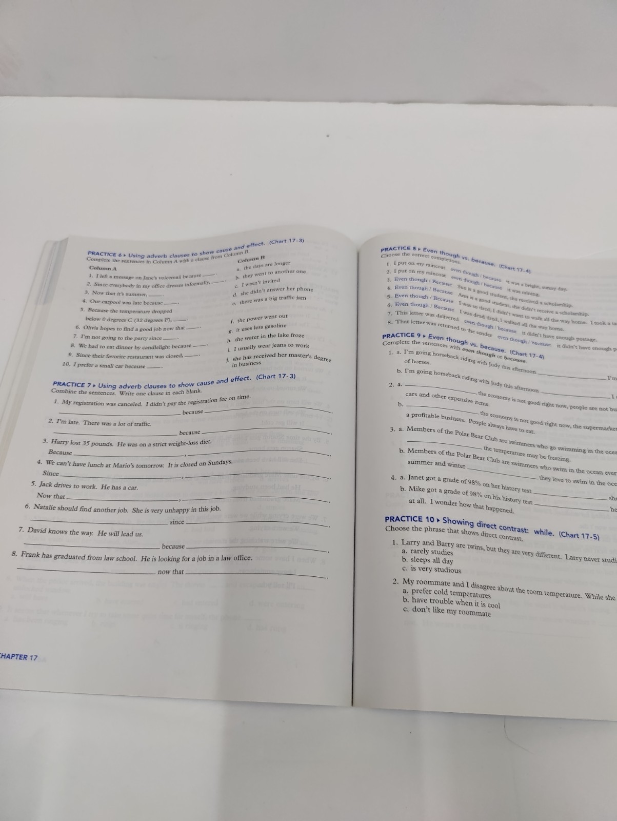 Understanding and Using English Grammar Workbook 5 Ed Pearson 9780134275444