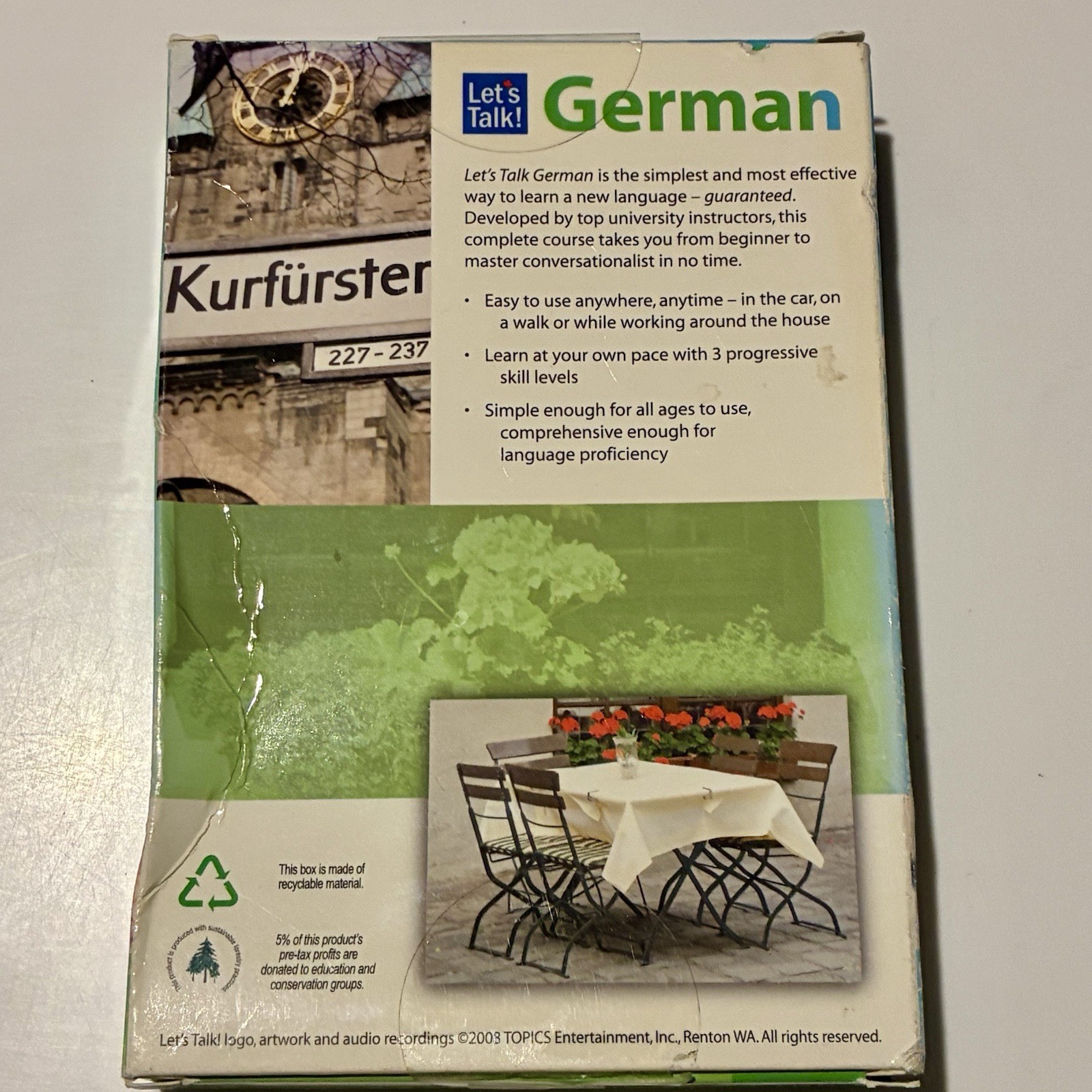 German Let’s talk 8 CD’s Audio Complete Learning Course