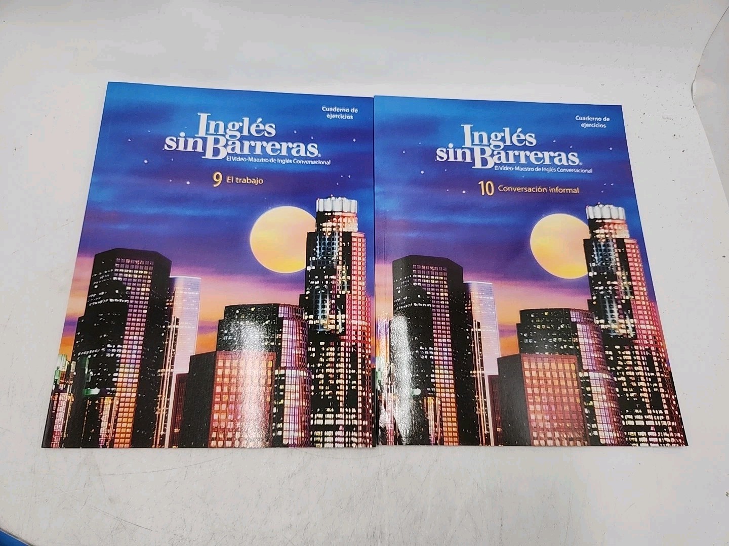 NEW Lot of 10 Ingles sin Barreras El Video Maestro Course Exercise Worldbooks