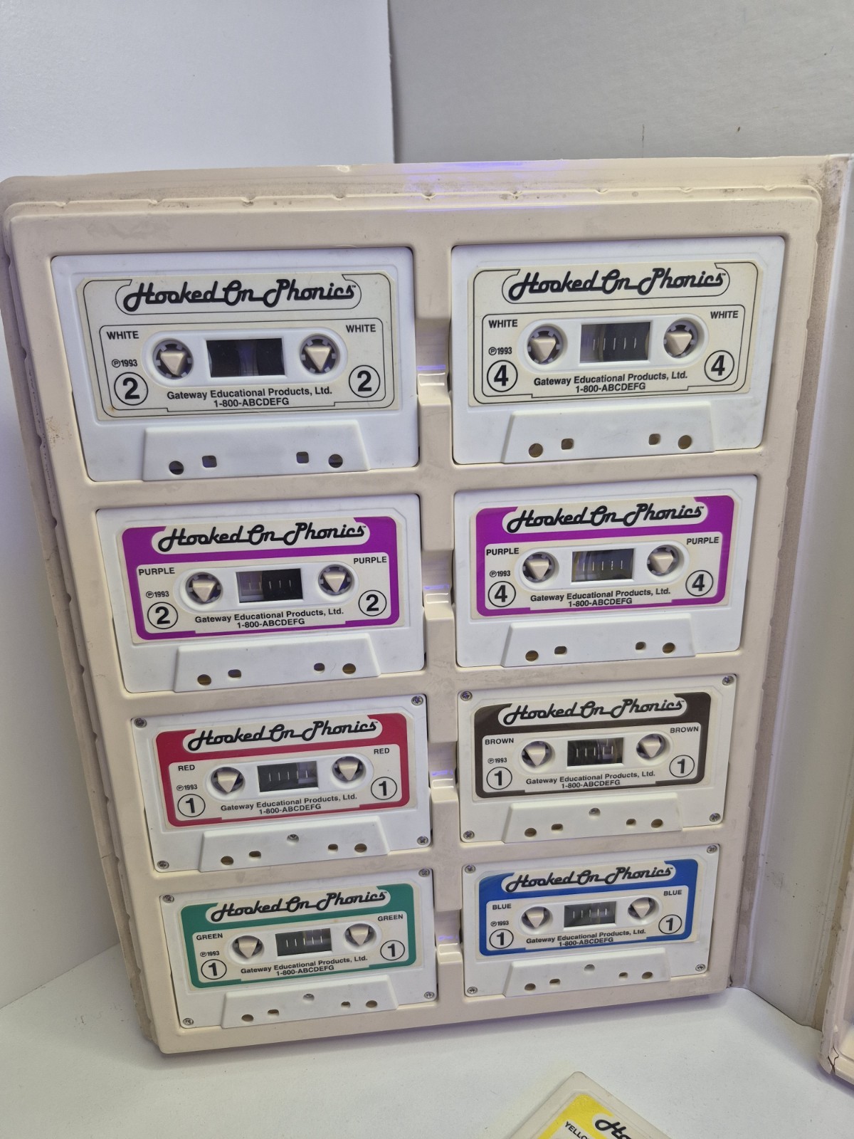 Hooked on Phonics 1993 Master Set Tapes Cards Books Vintage Missing Some Cards