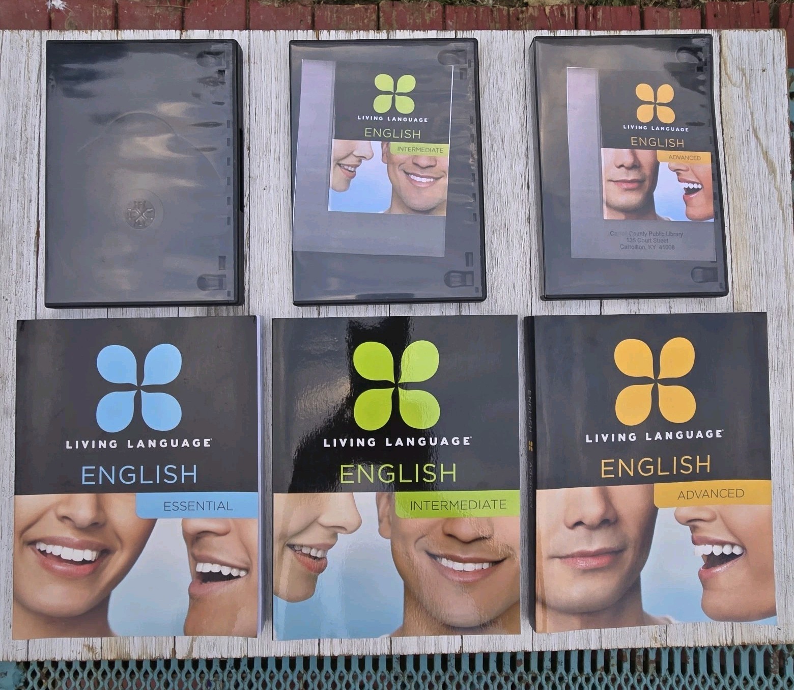 Living Language English Complete Edition ESL/ELL Beginner~Advanced 3 Books 9Disc
