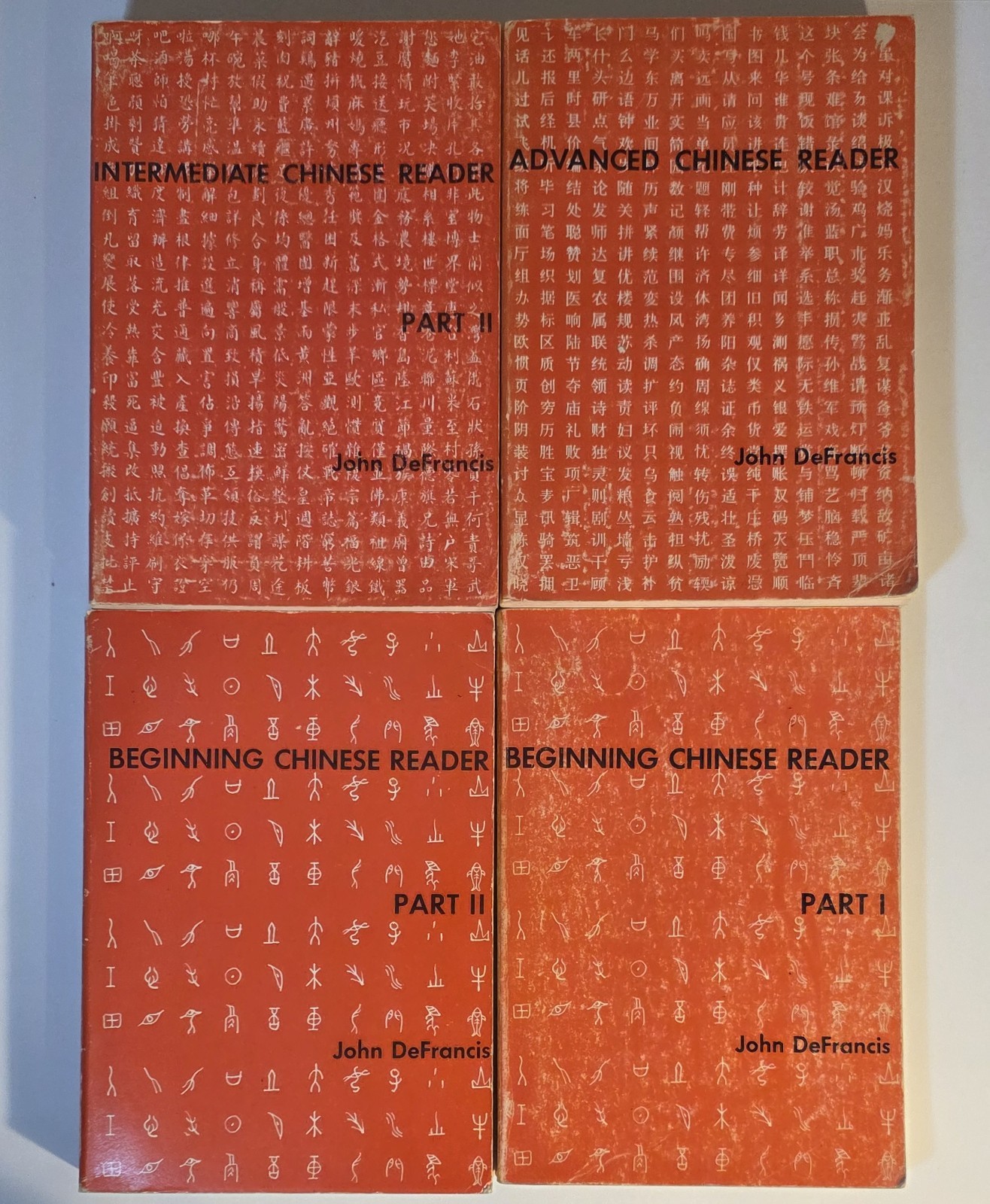 Beginning Intermediate & Advanced Chinese Readers John DeFrancis 1966 – 1968