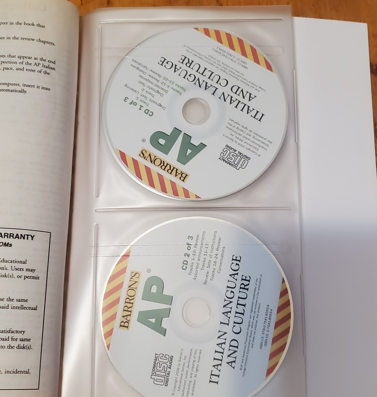 Barron’s – AP Italian Language – Test Preparation Book – Complete/FREE GIFT SET