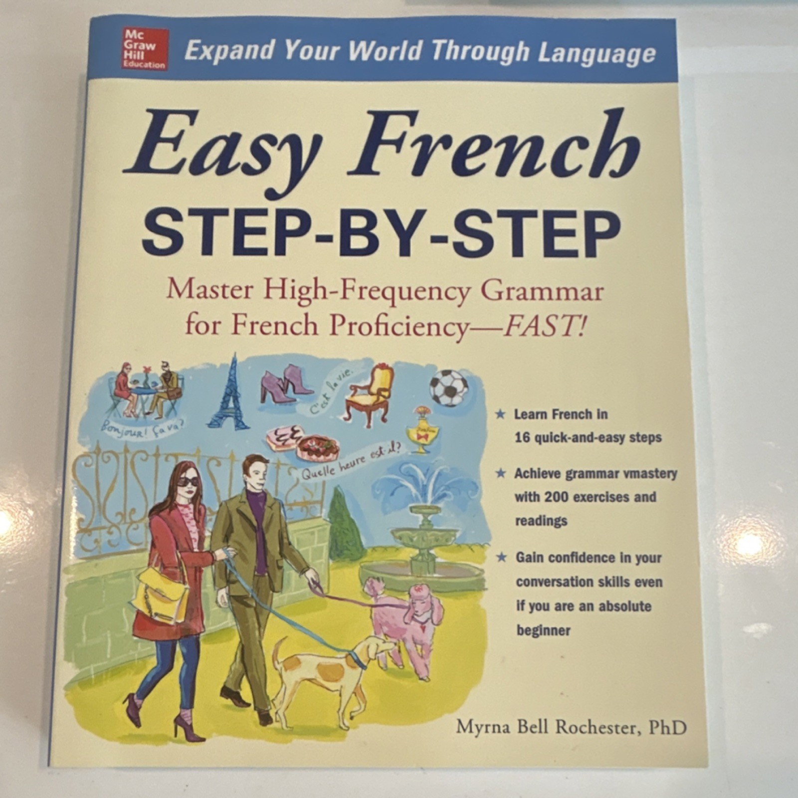 McGraw-Hill Easy French Step-by-Step Grammar Paperback A1 Beginner 2007