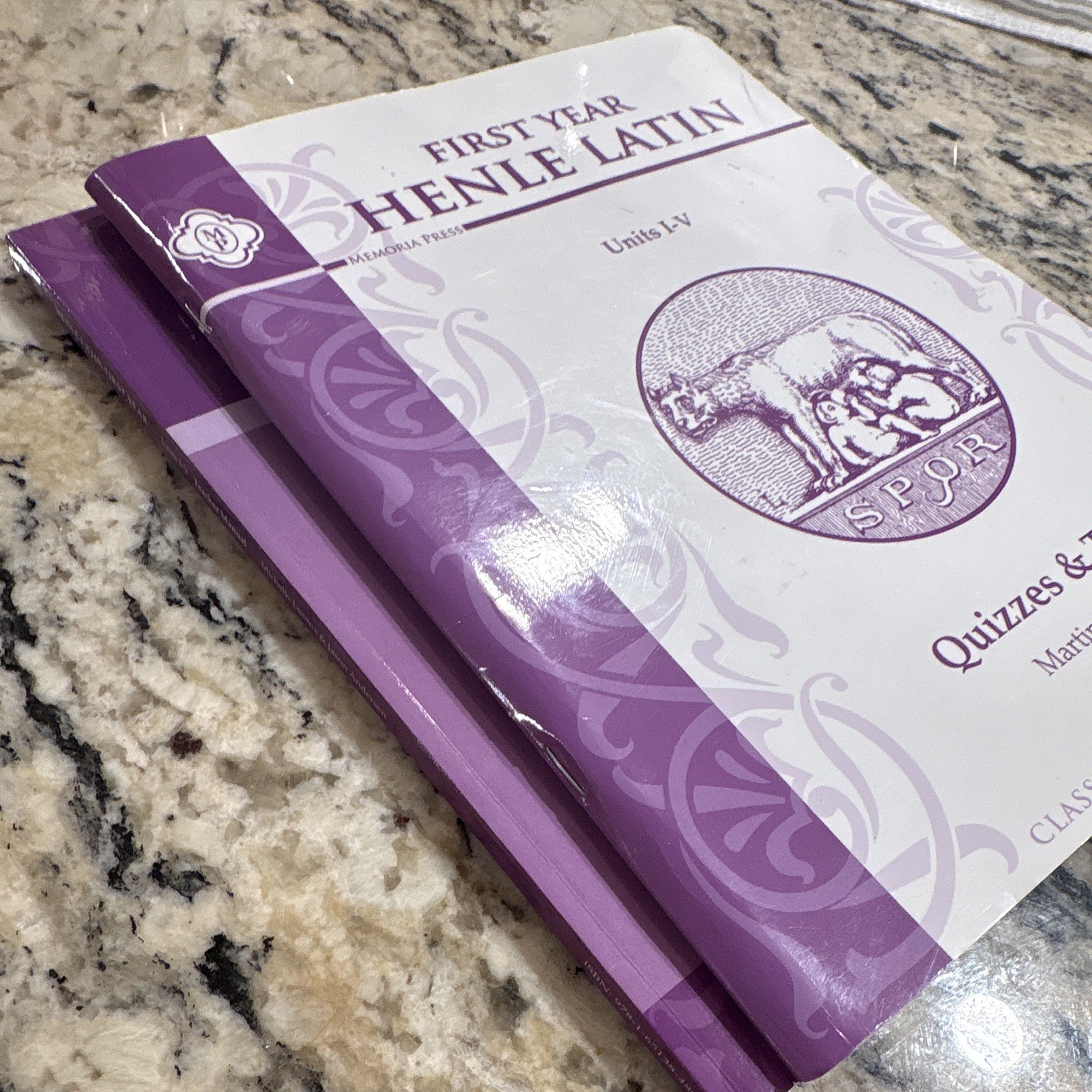 Memoria Press Henle Latin First Year Units I-V Teacher Manual + Quizzes + Tests