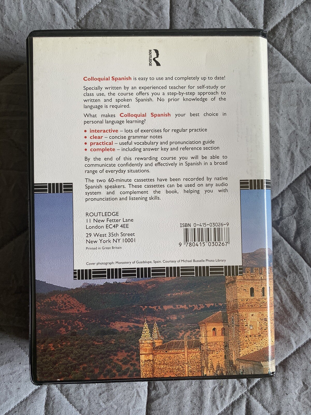 Colloquial Spanish 1st Edition Book and Cassettes