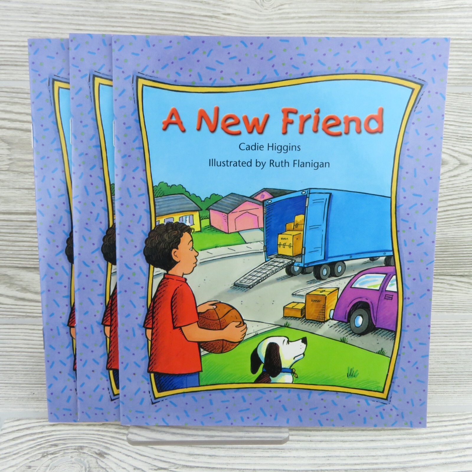 Rigby – A New Friend – Literacy by Design – Reading Level G – Lot of 3 Books