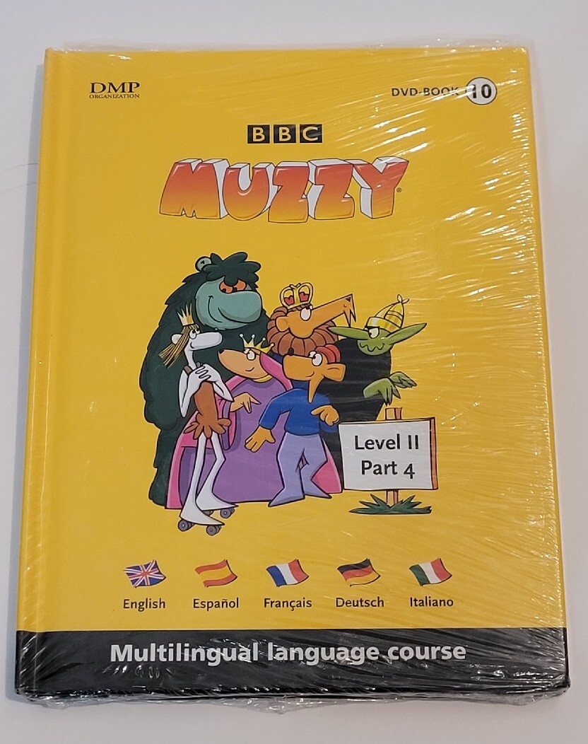 Muzzy BBC Multilingual Language Course For Children DVD Book 10 Level 2 Pt 4