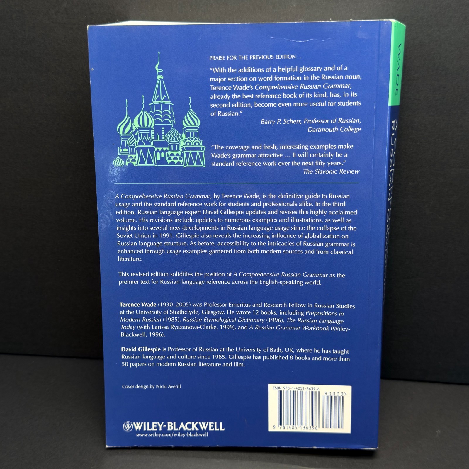 Blackwell Reference Grammars Series A Comprehensive Russian Grammar Terence Wade