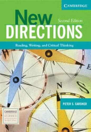New Directions: Reading, Writing, – Paperback, by Gardner Peter – Acceptable r