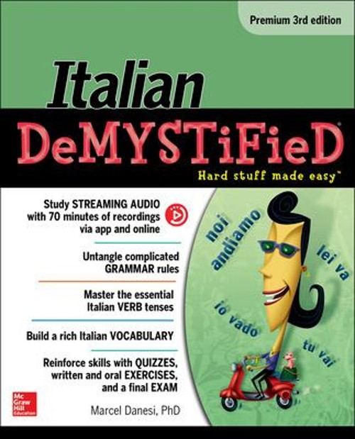 Italian Demystified, Premium 3rd Edition Paperback Marcel Danesi