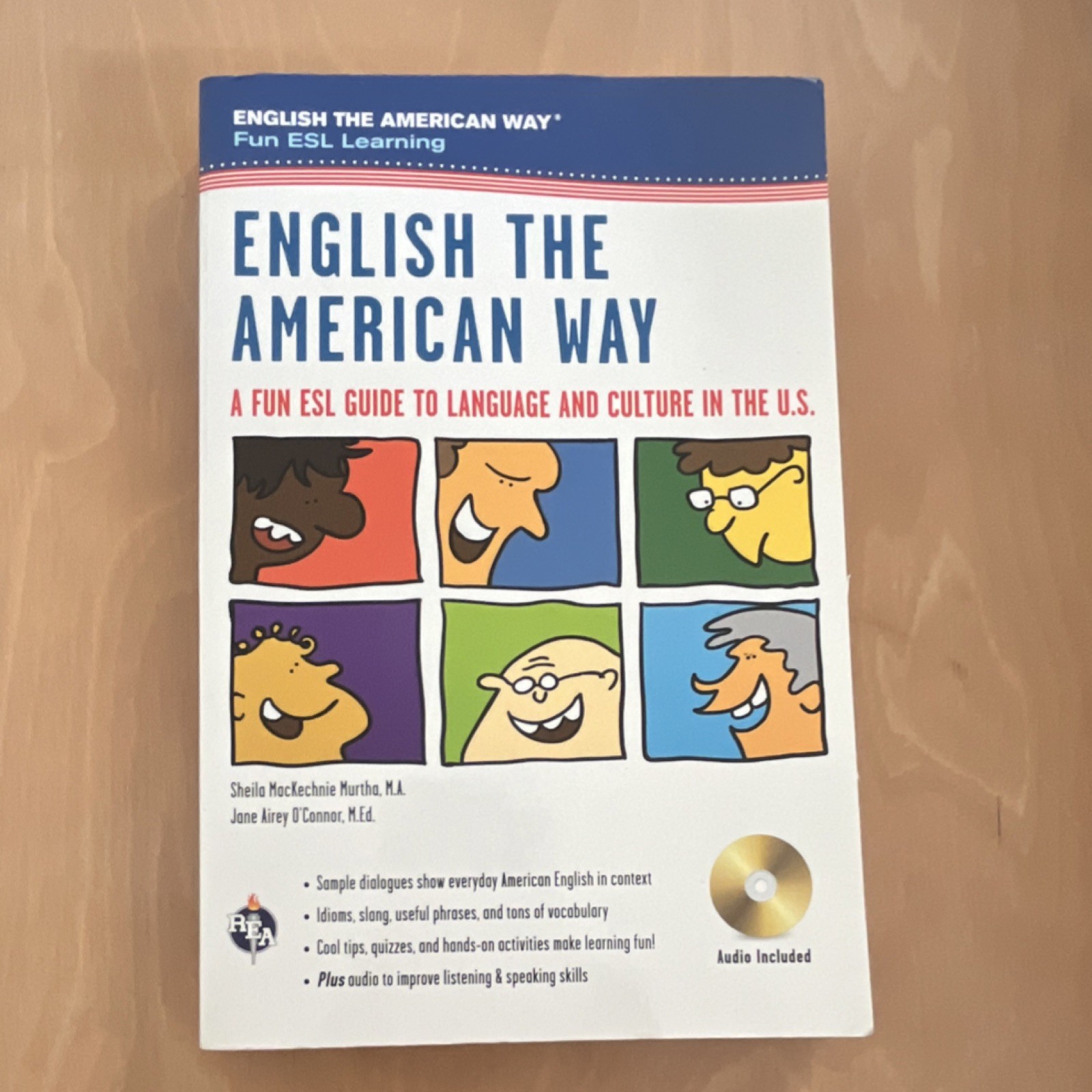 English the American Way ESL Guide w/ Audio CD by Murtha & O’Connor, Paperback