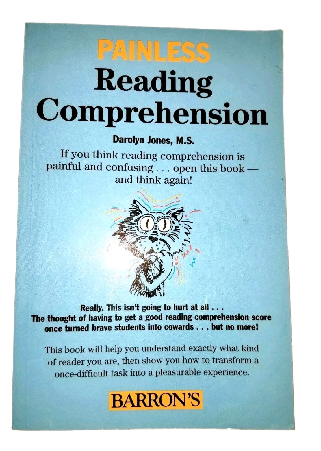 Painless Reading Comprehension A Book by Darolyn E Jones Middle & High School