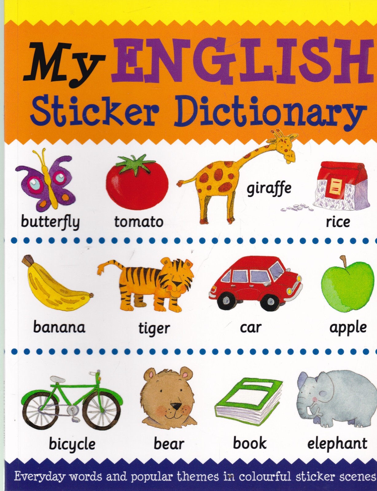 ENGLISH STICKER DICTIONARY ACTIVITY BOOK AGE 4+ FIRST LEARNING