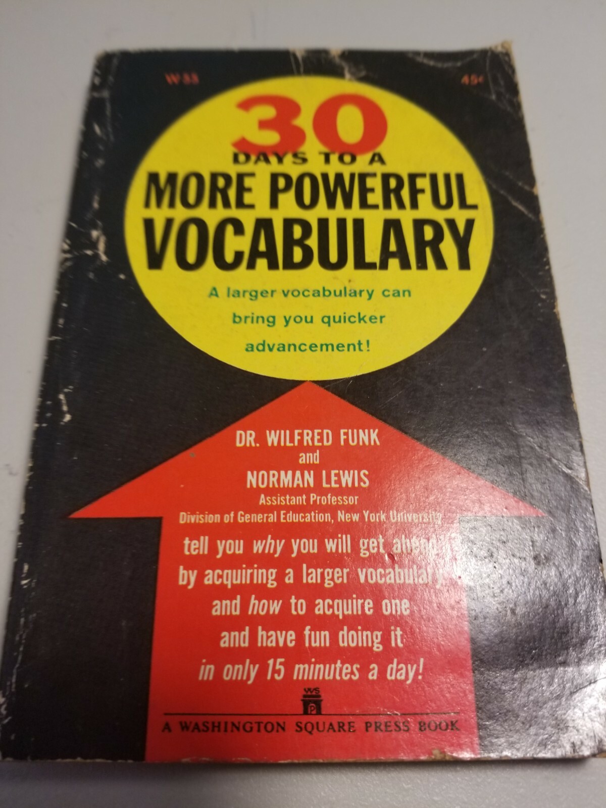 30 Days To A More Powerful Vocabulary Funk Lewis paperback vtg