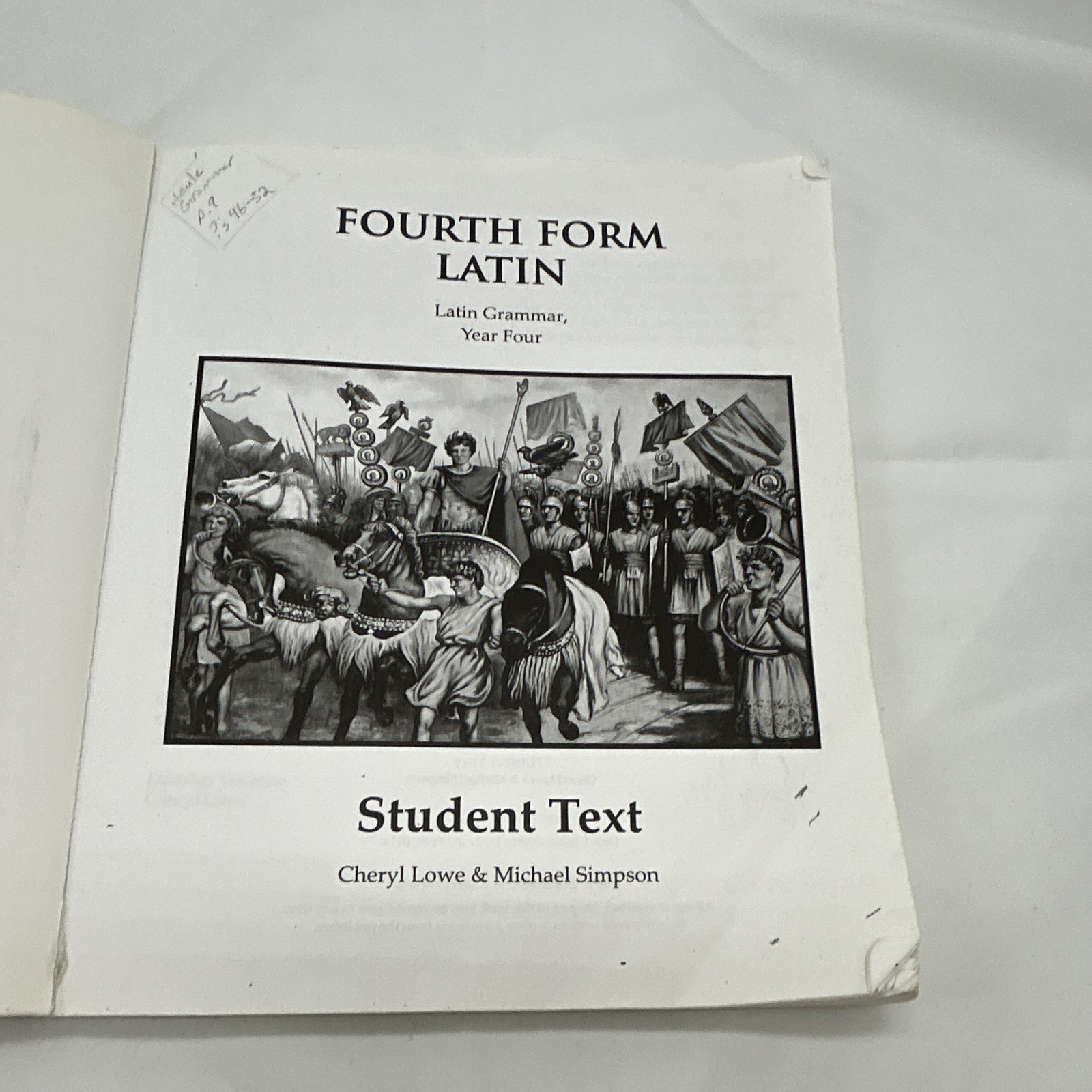 Memoria Press Fourth Form Latin Year 4 Set A1 Beginner Spiral Bound 2003