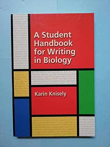 A Student Handbook for Writing in – Paperback, by Knisely Karin – Acceptable r