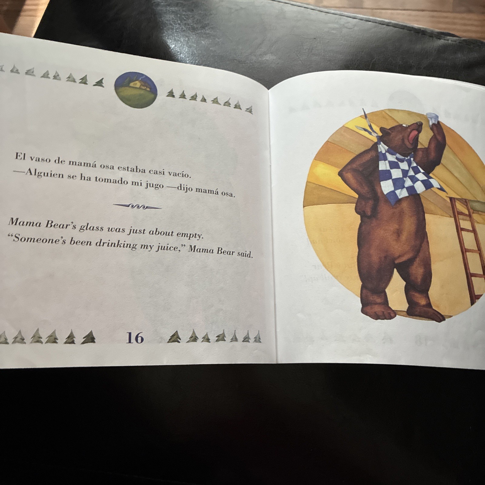 SPANISH & ENGLISH Childrens Book With Audio CD -RICITOS DE ORO Y LOS TRES OSOS