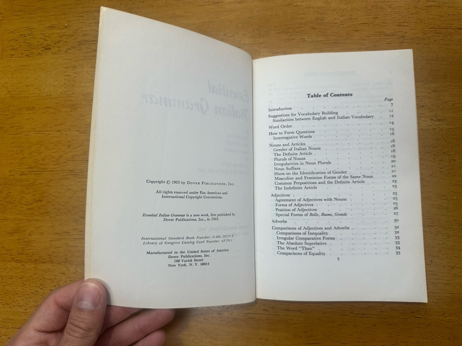 Essential Italian Grammar by Olga Ragusa (1963, Paperback Book)