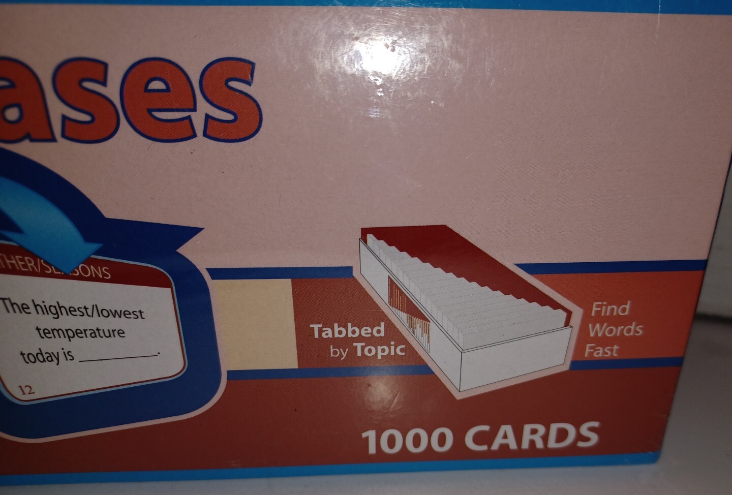 Spanish Phrases Flash Cards Vocabulary Made Easy 1000 Test Study Reference Tool